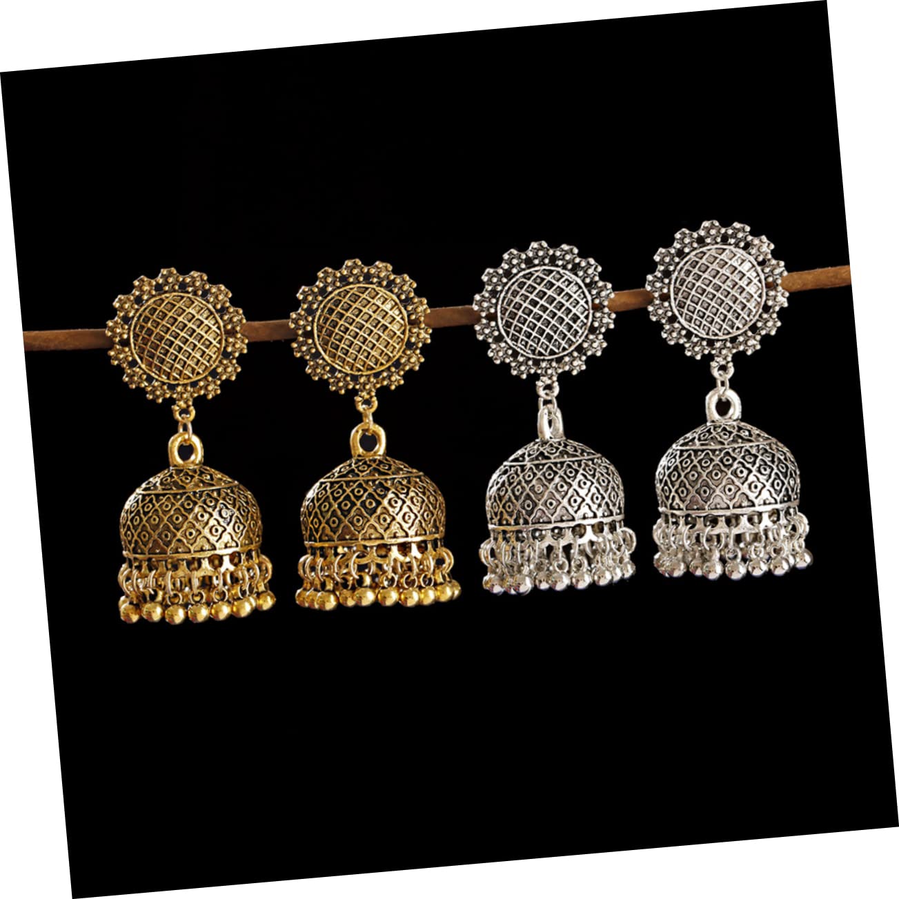 2 Pairs Fashion Hoop Earrings for Women - Alloy Circle Pendant Earrings - Trendy Miss Decor Jewelry for Daily Wear, Parties & Gifts