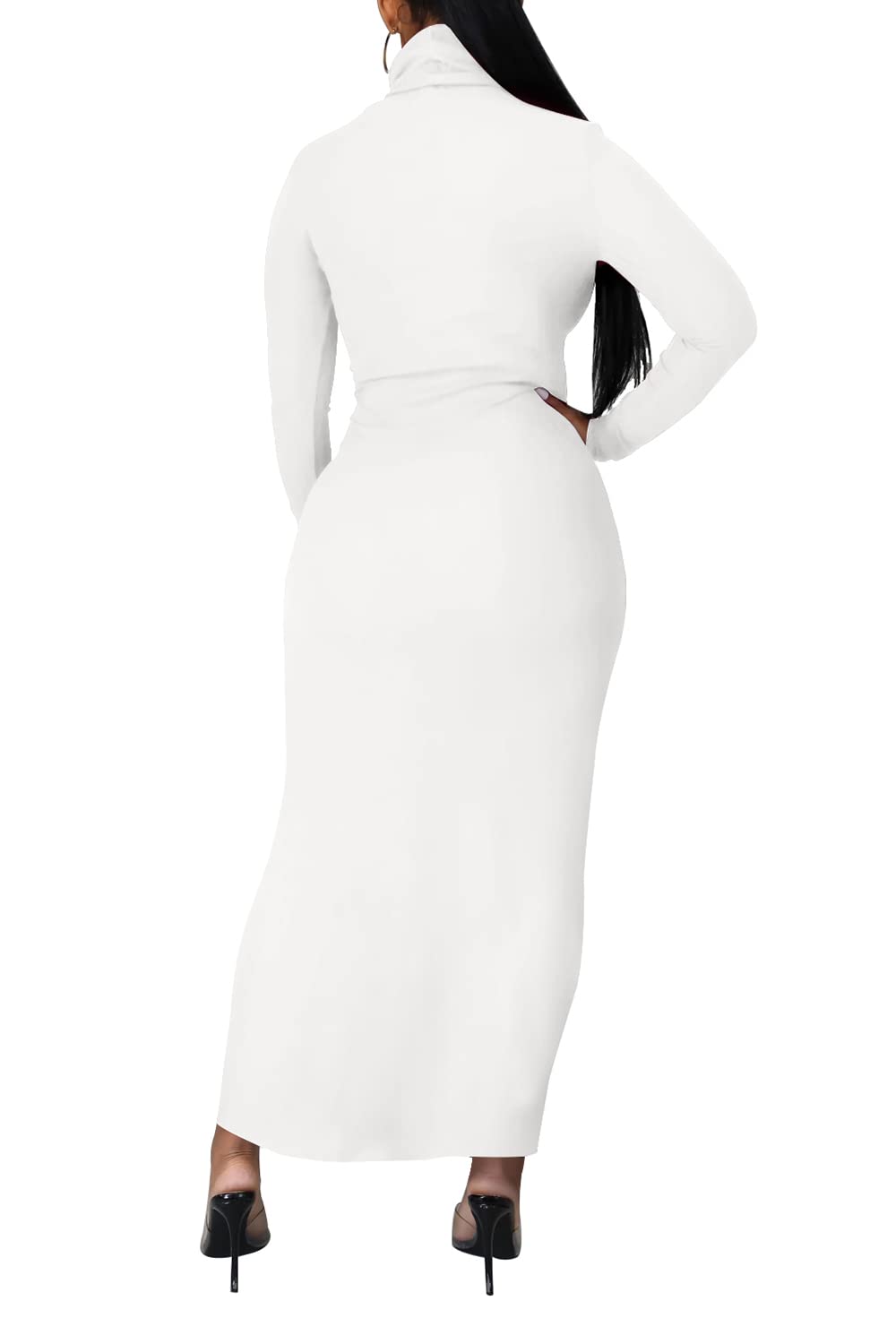 Women's Bodycon Dress - Slim Fit Stretchy Sexy Clubwear for Night Out, Party & Date Night