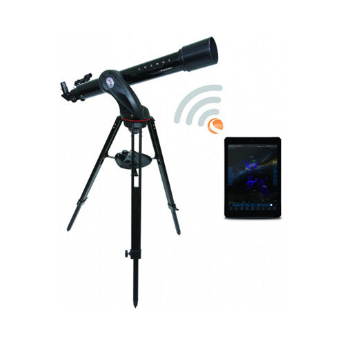Celestron COSMOS 90 GT WiFi Telescope - 90mm Aperture Refractor for Stargazing & Astrophotography | Perfect for Beginners & Backyard Astronomy