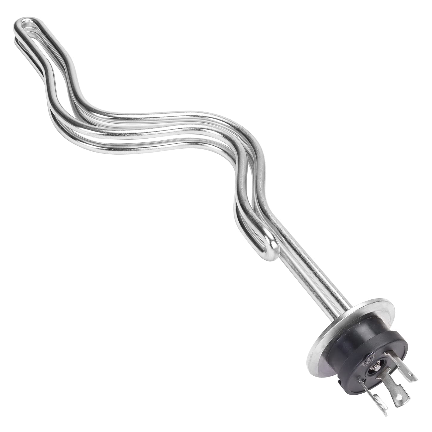4500W Stainless Steel Tri-Clamp Immersion Water Heater - 240V with 3-Wire Locking Plug - Perfect for Brewing, Distilling & Commercial Hot Water Systems (2 Inch Tri-Clamp)