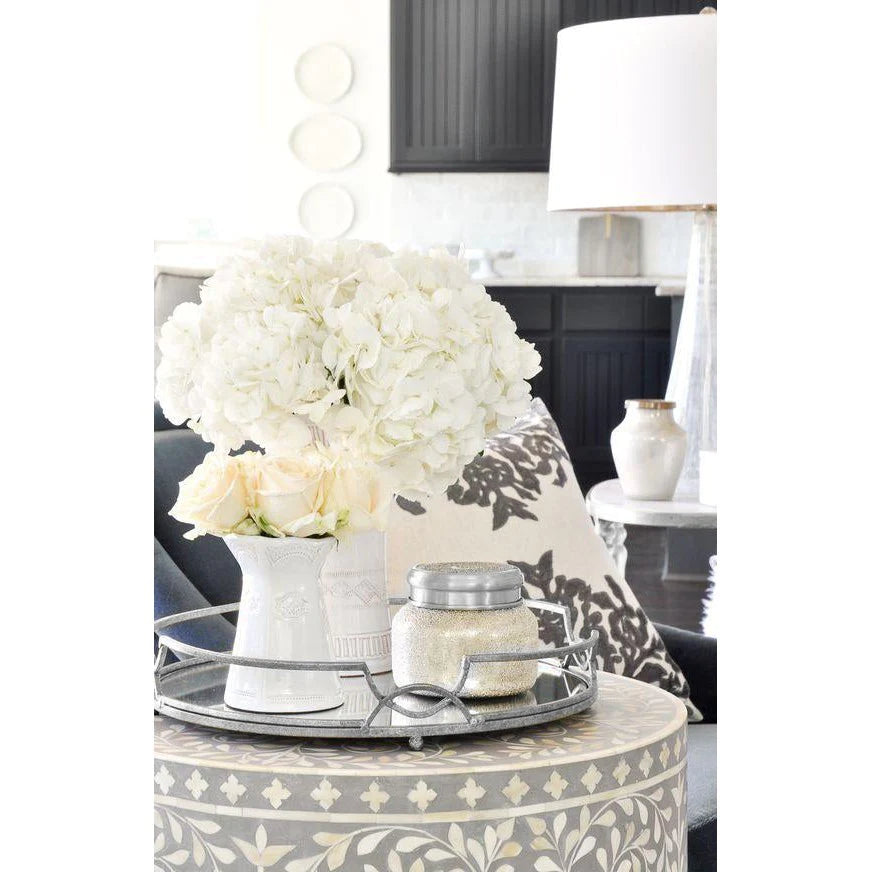 Anna Tray - Premium Chrome & Mirror Finish Serving Tray for Home Decor, Dining & Party Use | Elegant Display for Jewelry, Cosmetics & Office Accessories