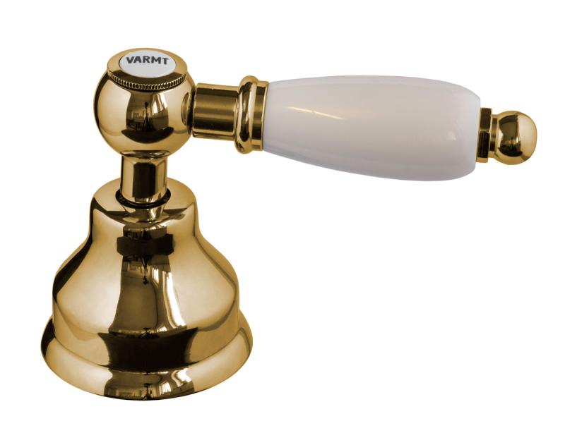 Brass Chelsea White Handle Sink Shut-Off Valve - Perfect for Bathroom & Kitchen Faucet Repairs, Plumbing Upgrades, and DIY Home Improvement Projects