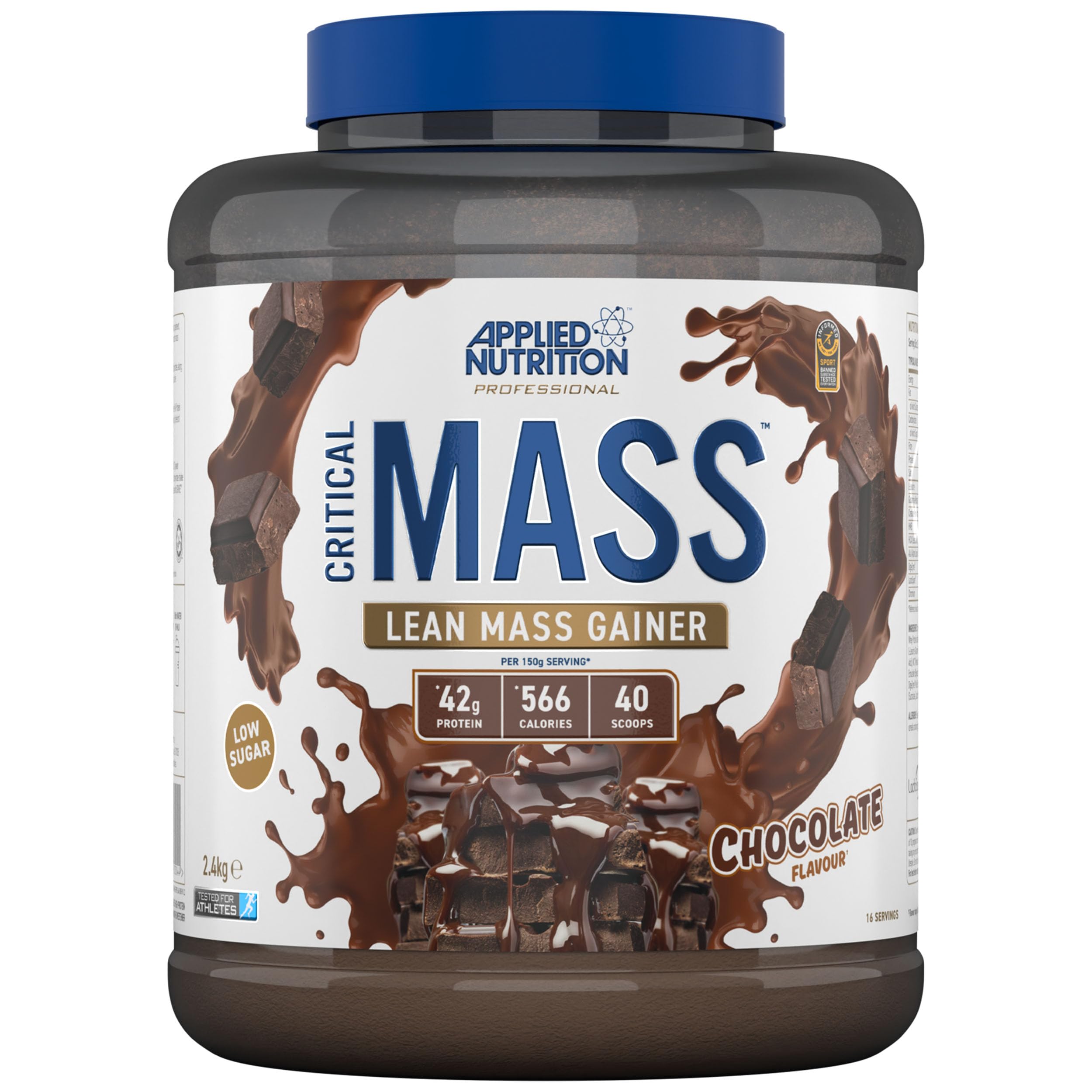 Applied Nutrition Critical Mass Professional Weight Gainer - 2400g for Muscle Growth & Recovery | Perfect for Bodybuilders & Athletes
