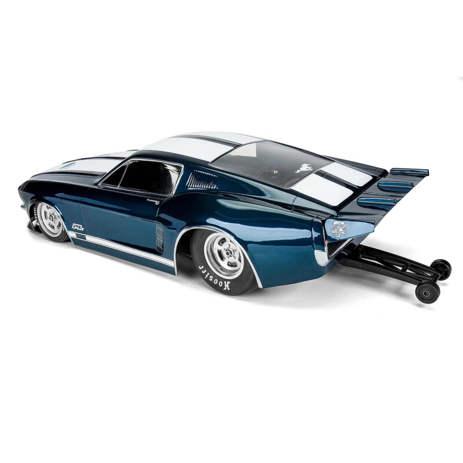 Pro-Line Racing 1967 Ford Mustang Clear Body for SC Drag PRO357300 - 1/10 Scale RC Car Body with Decals - Perfect for Drag Racing & Custom RC Builds