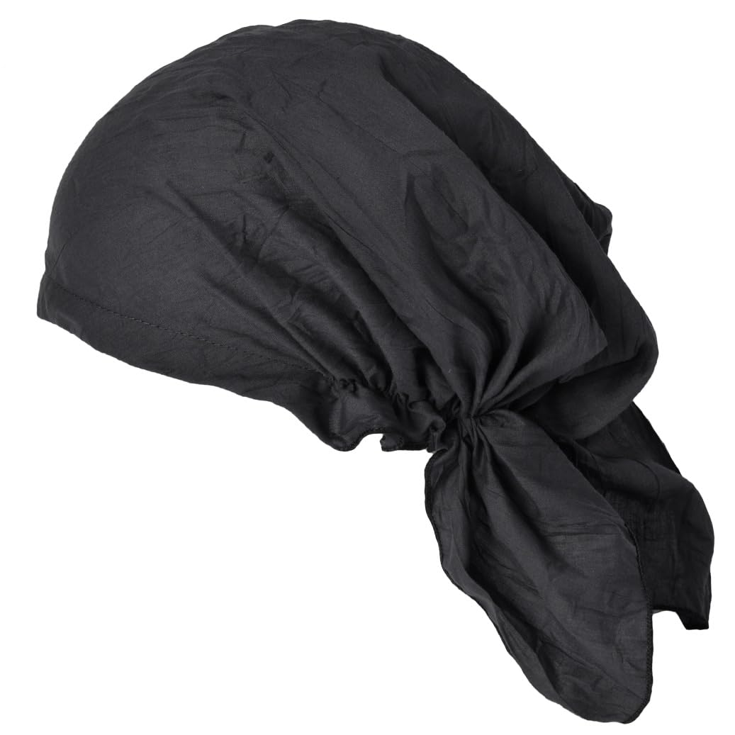 CHARM Pirate Bandana Head Scarf - Stylish Headwrap Hat for Men & Women - Perfect for Chemo, Baldness, Costume Parties & Outdoor Activities