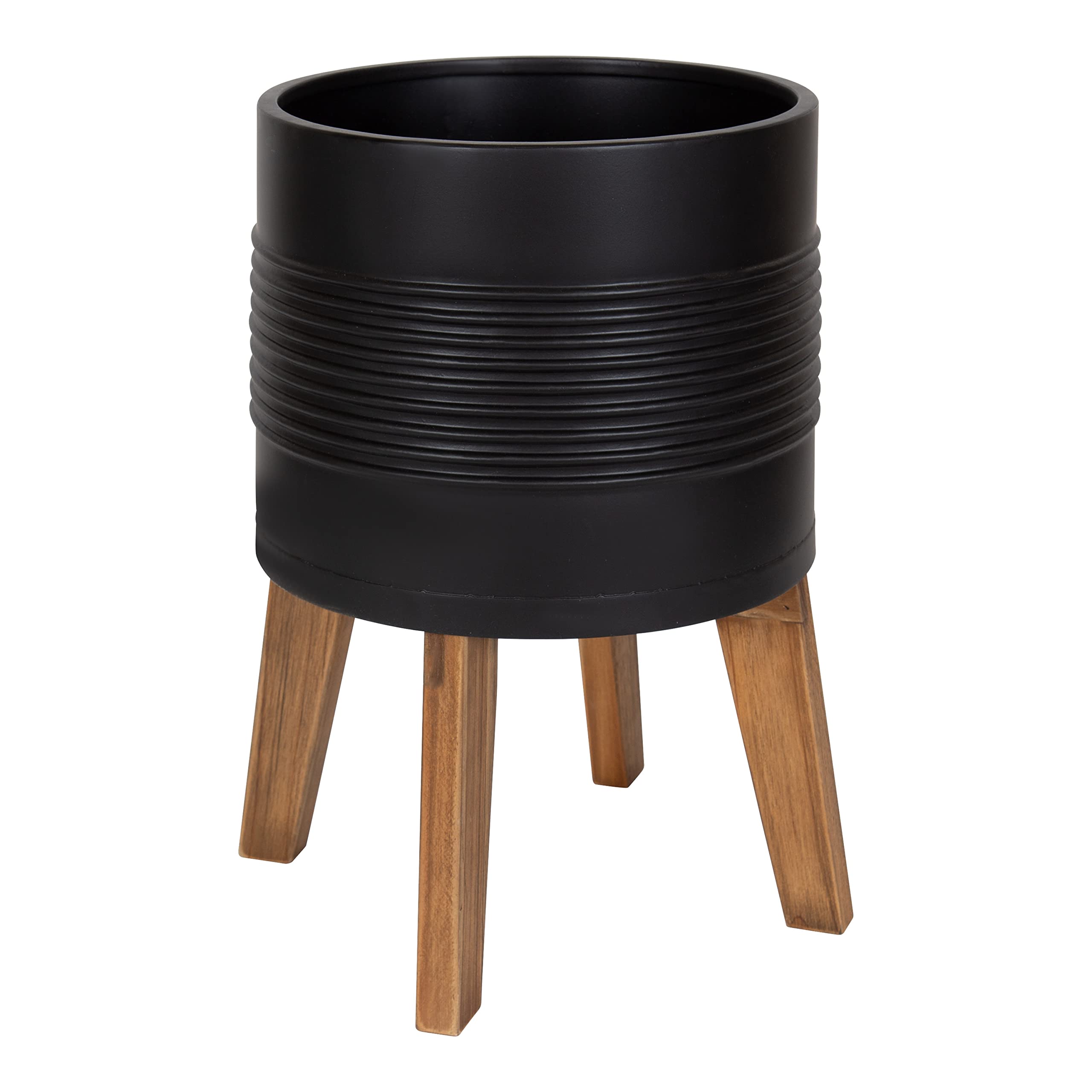 Kate & Laurel Gavri Farmhouse Freestanding Indoor Planter - 11.25