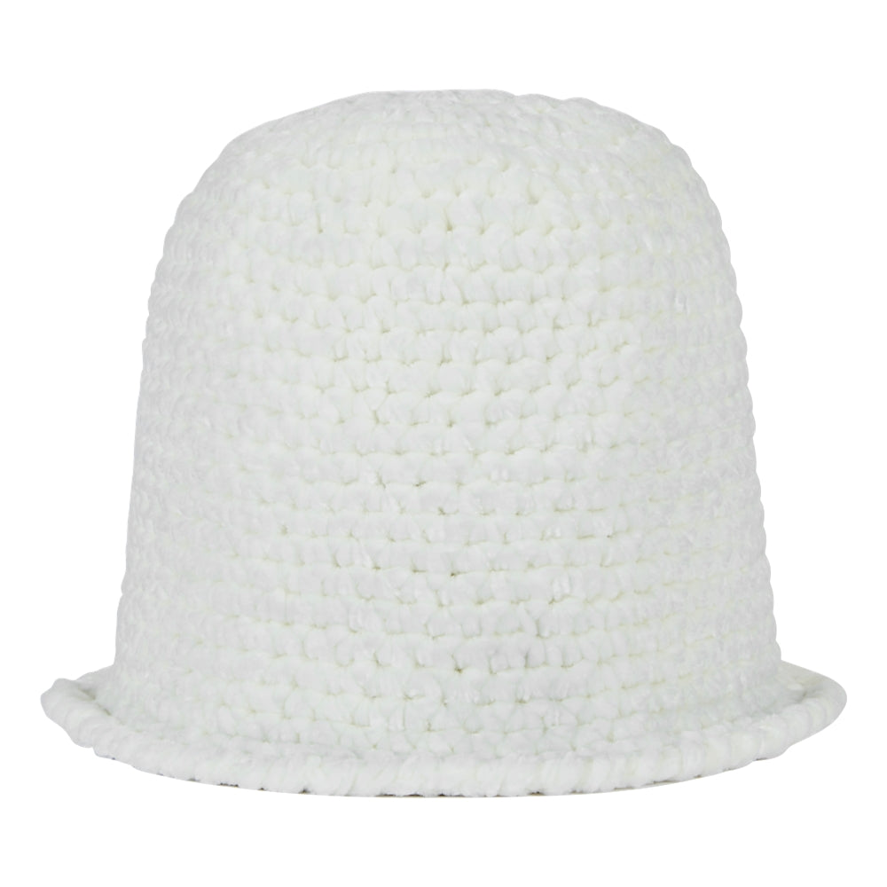 FORKICKS Bucket Beanie Hat for Men & Women - Soft Stretchy Knit Winter Beanie - White - Perfect for Skiing, Snowboarding & Outdoor Activities