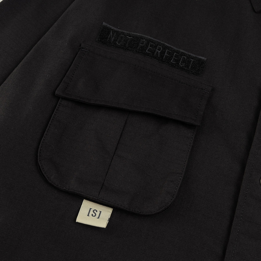ASUSL Men's 4-Pocket Jacket - Black | Stylish & Functional Outerwear for Casual Wear, Work & Outdoor Activities