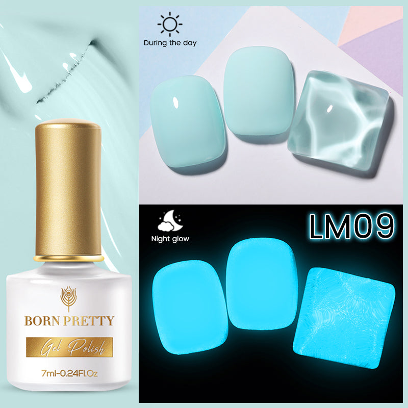 Born Pretty Luminous Macaron Gel Nail Polish - Long Lasting UV LED Soak Off Gel Polish for Salon & Home Manicure - Perfect for Nail Art, French Tips & Special Occasions