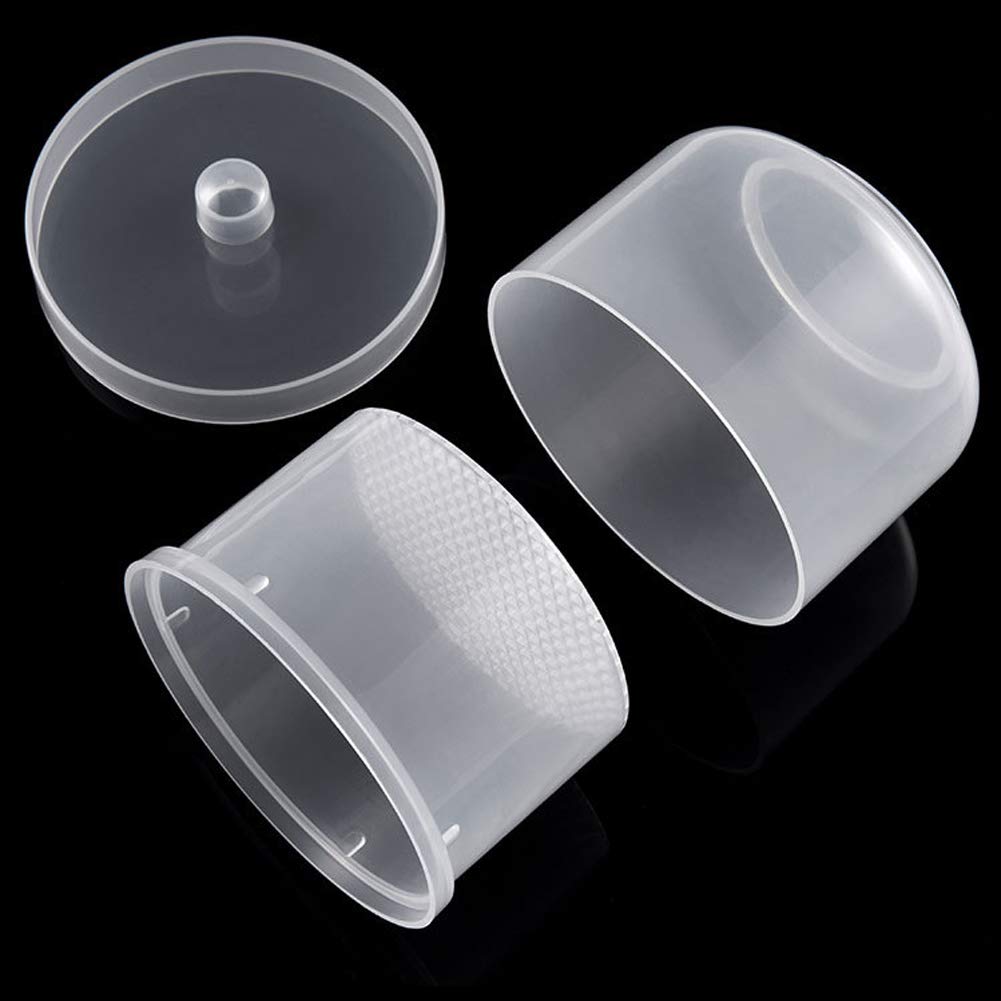 Professional Transparent Nail Art Cleaning Cup - Sterilizer Tray, Soak Box & Accessories Organizer for Manicure Tools | Perfect for Salon, Home & Travel Use