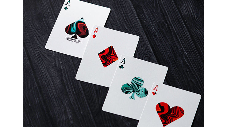 FLUID 2019 Edition Playing Cards by CardCutz - Premium Custom Deck for Cardistry, Magic Tricks & Poker Games - Perfect for Collectors & Professional Performers