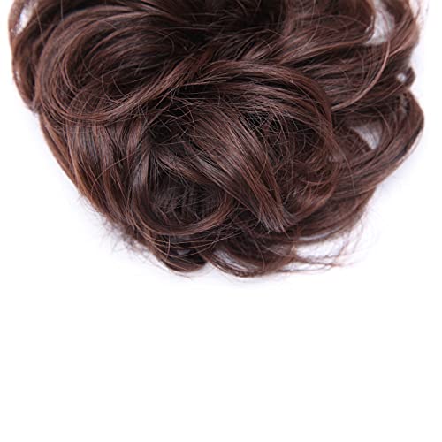 Messy Bun Hair Extension for Curly Hair - Clip-in Updo Hairpiece for Women | Perfect for Weddings, Parties & Everyday Styling