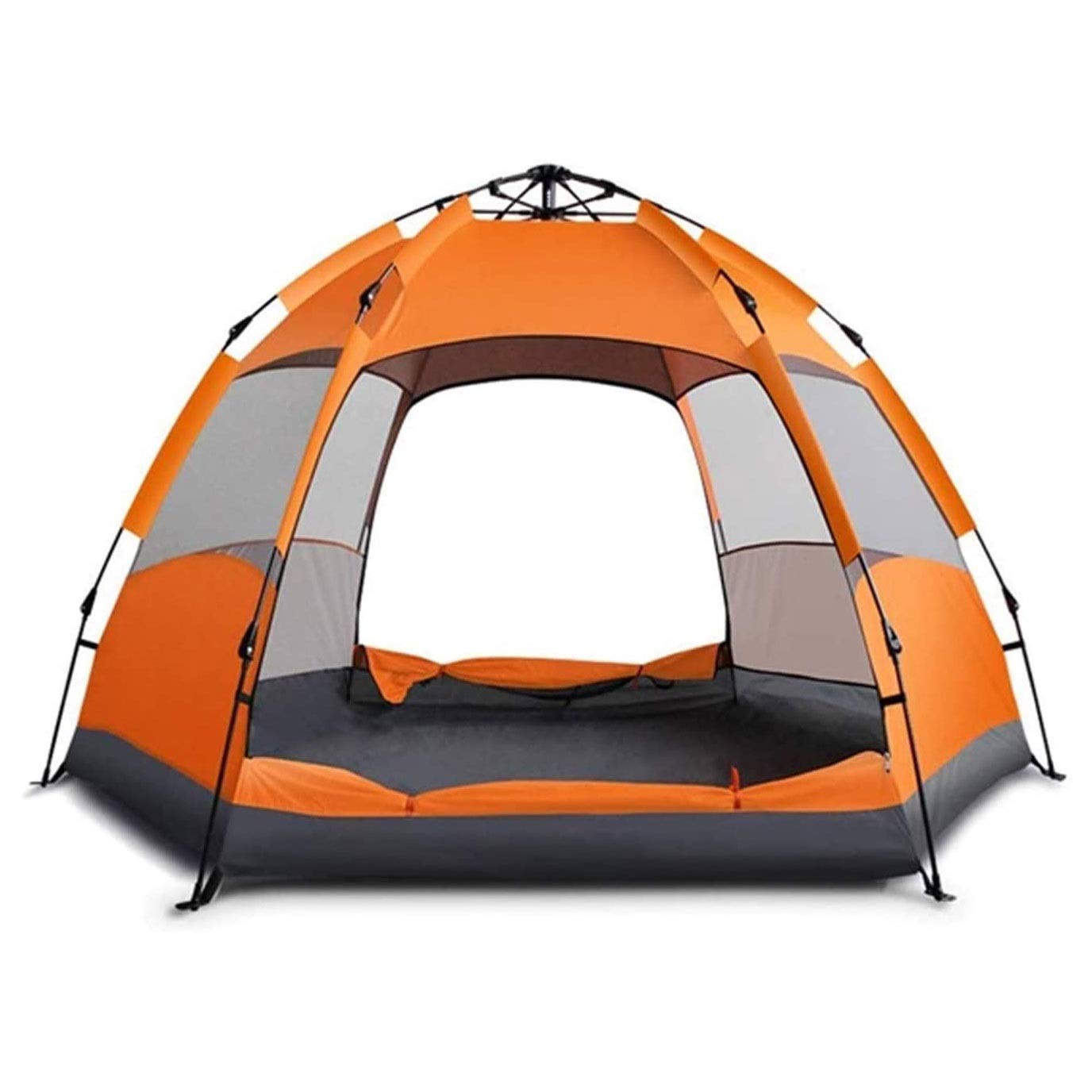 ZBQLKM 3-4 Person Waterproof Windproof Lightweight Camping Tent for Outdoor Hiking, Backpacking, Glamping & Mountaineering - Perfect for Family Adventures, Weekend Getaways and Travel Camping Trips