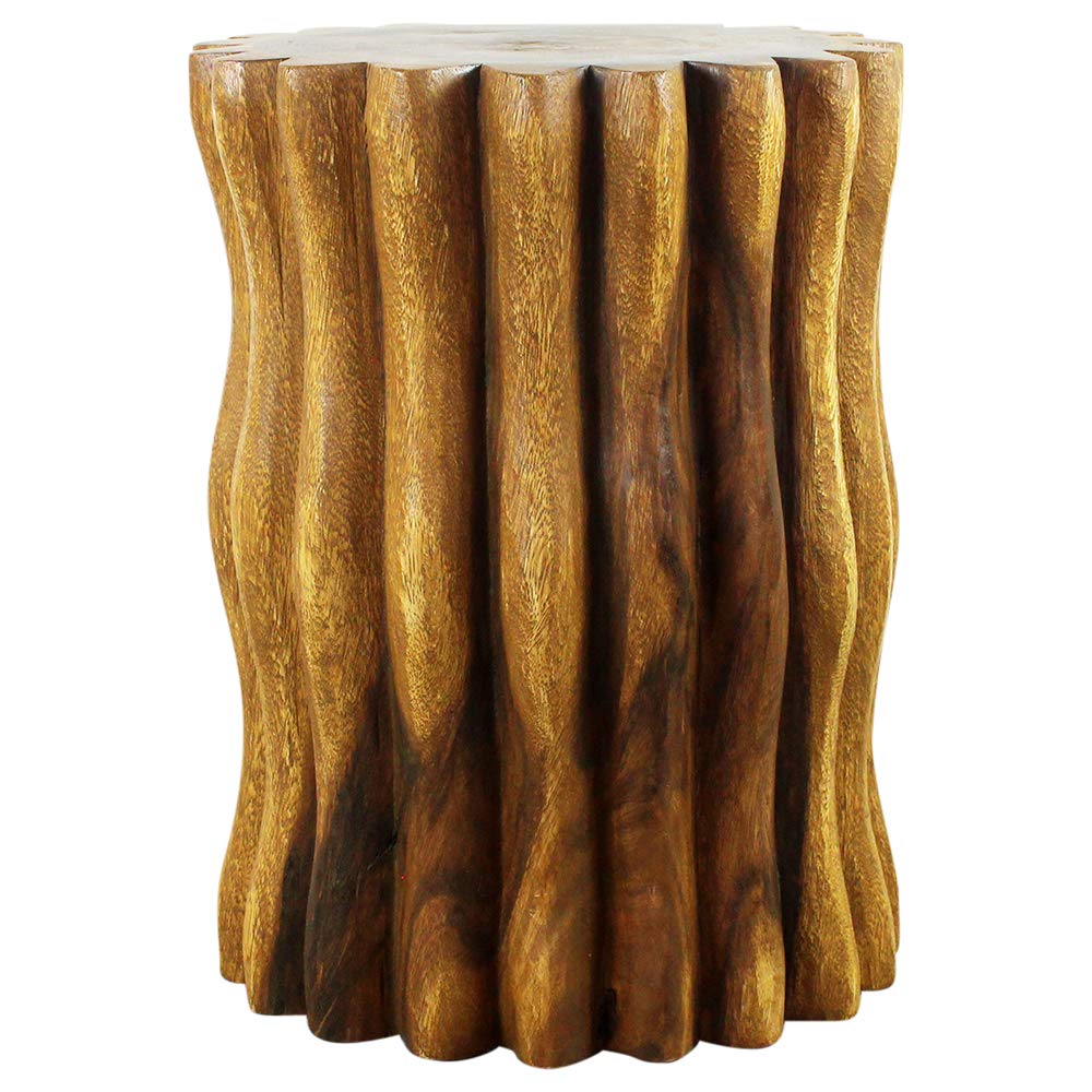 Haussmann® Wood Stump End Table - Natural Mangrove Root Side Table 15