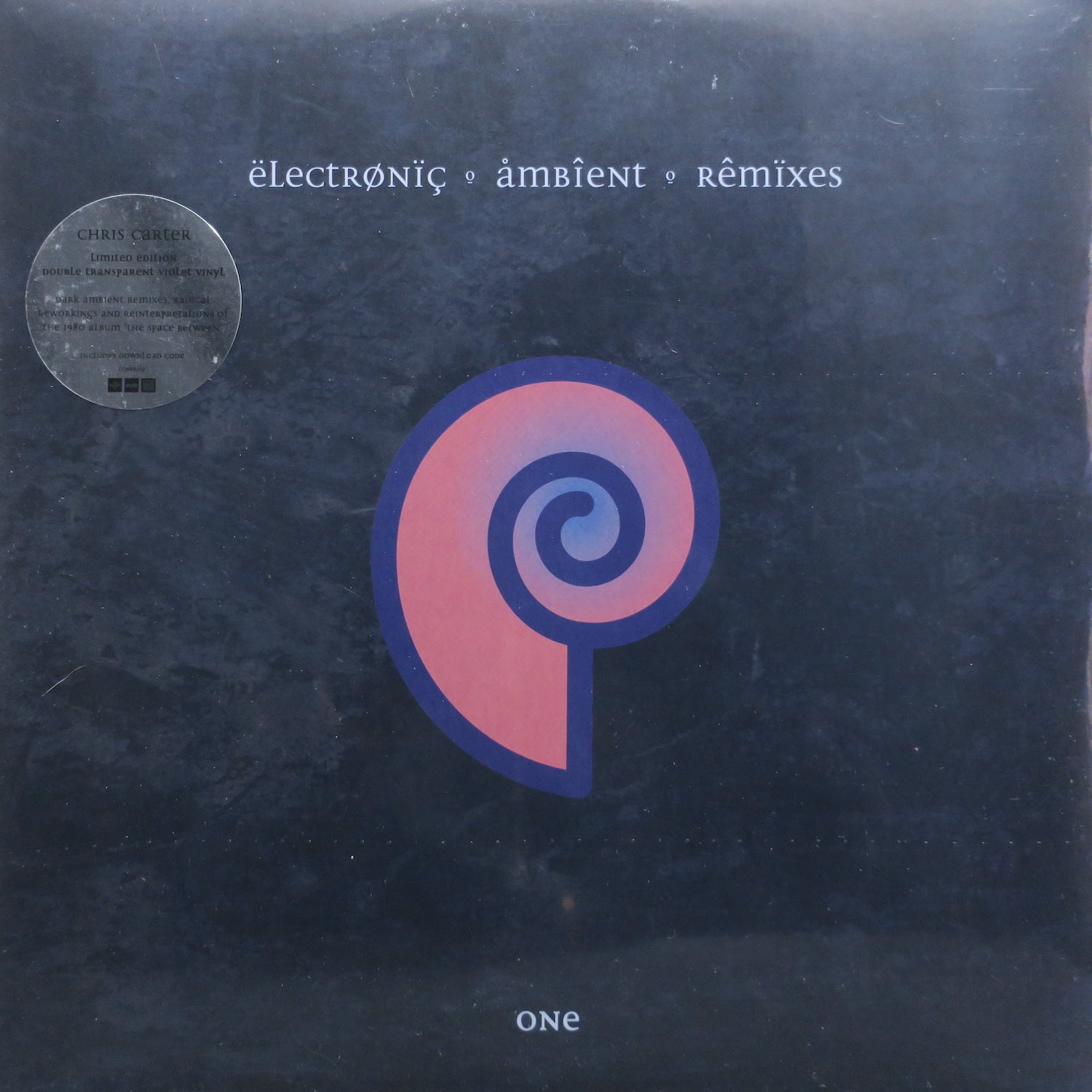 CHRIS CARTER 'Electronic Ambient Remixes Volume 1' VIOLET Vinyl 2LP Record - Limited Edition Electronic Music for Relaxation, Meditation & Home Listening