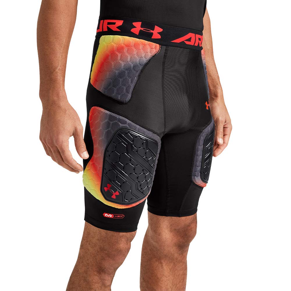 Under Armour Gameday Pro 5-Pad Football Compression Girdle Shorts - Padded Football Underwear for Youth & Adult - Protective Gear for Training, Games & Contact Sports