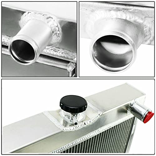 1963-1977 Ford Mustang Fairlane Torino & 1966-1973 Mercury Comet Aluminum Radiator - 3 Row Cooling System with 1x14