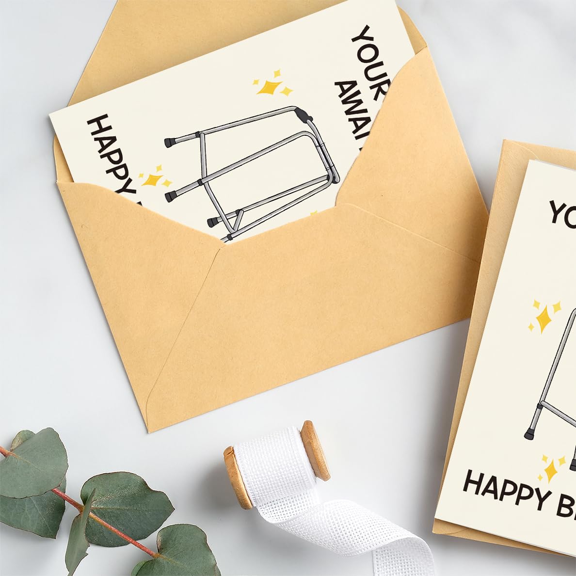Funny Birthday Card for Men, Women, Dad, Mom, Brother, Sister, Friends & Family | Unique Birthday Gifts & Decorations | Happy Birthday Greeting Card | Perfect for Office Parties, Home Celebrations & Surprise Gifts