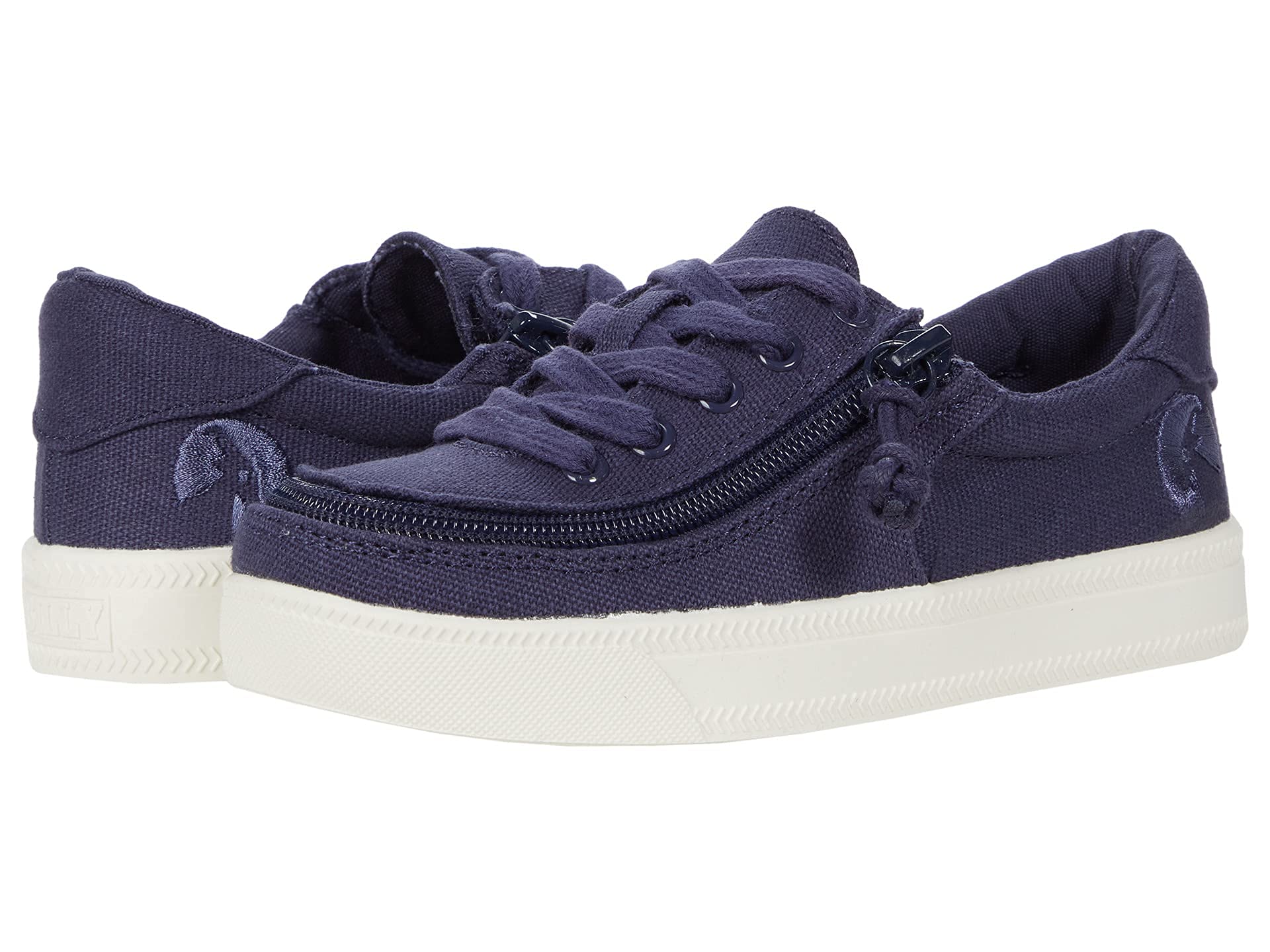 BILLY Footwear Classic Lace-Up Sneakers for Kids - Comfortable Low-Top Shoes for Boys & Girls (Toddler to Big Kid Sizes) - Perfect for School, Play & Everyday Wear