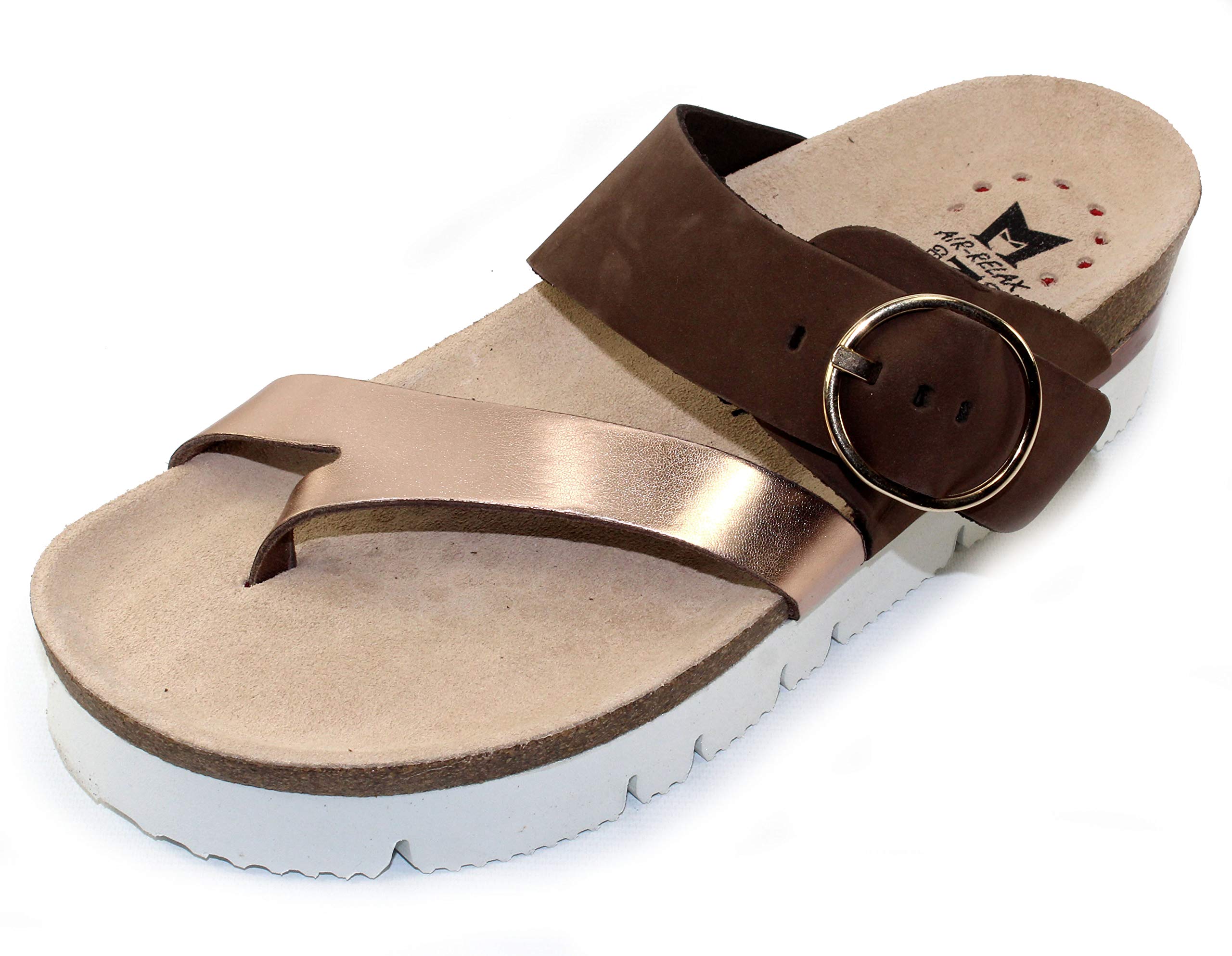 Mephisto Vik Old Pink Star/Dark Brown Nubuck Women's Comfort Sandals Size 6 (US) - Perfect for Summer Travel & Casual Outings