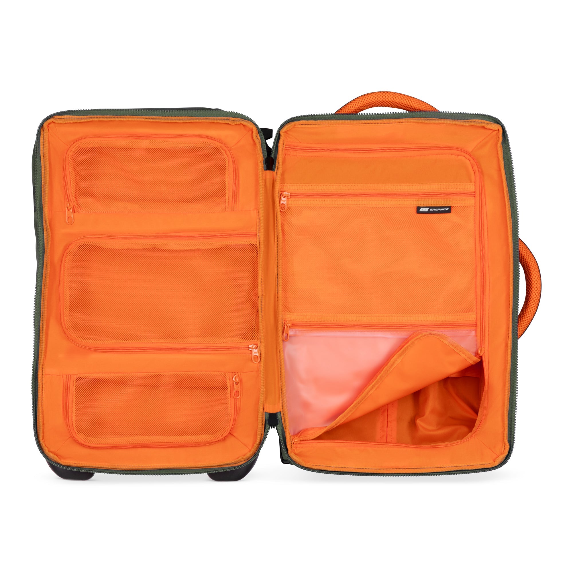 Graphite Metamorph Softside Carry On Luggage - Lightweight Expandable Suitcase for Air Travel, Business Trips & Weekend Getaways