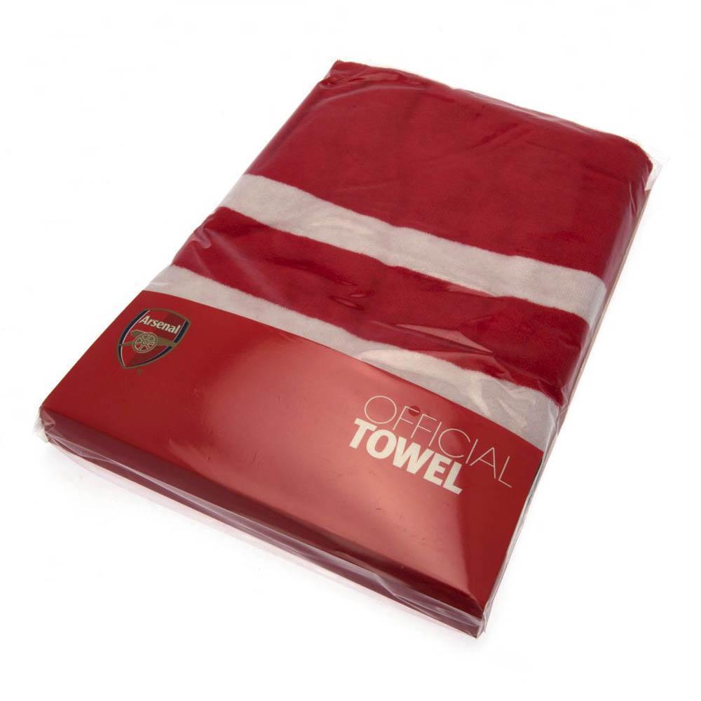 Arsenal FC Official Towel - Premium Football Fan Gift for Home, Gym & Match Day - Perfect for Sports Enthusiasts & Soccer Supporters