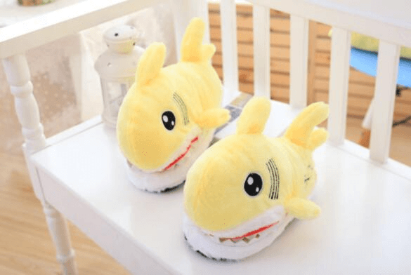 Soft Shark Plush Slippers for Adults & Kids - Comfortable Non-Slip House Shoes for Indoor, Outdoor, and Cosplay Use - Perfect Gift for Shark Lovers