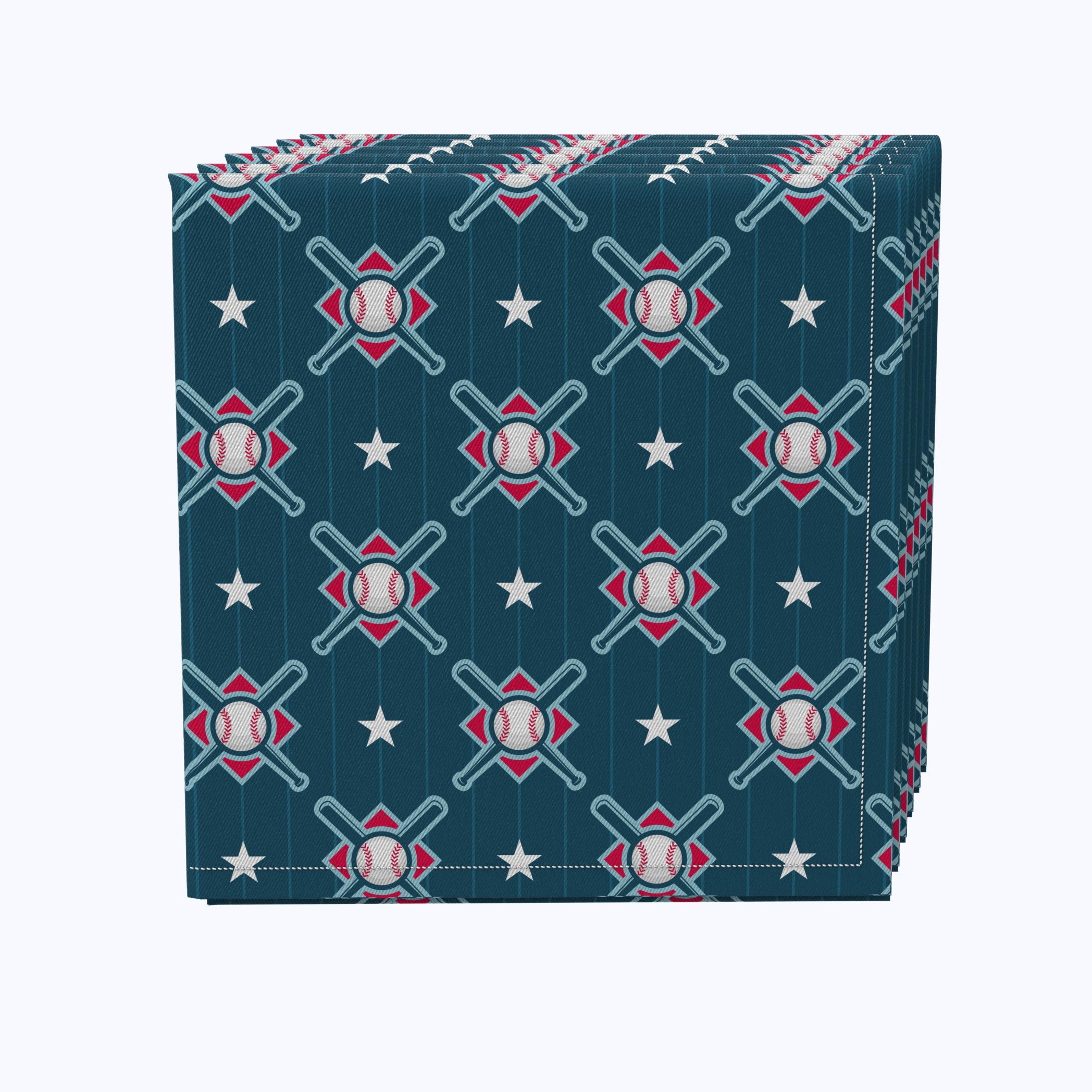 Allstar Baseball Party Napkins - 50 Pack Premium Printed Paper Napkins for Baseball Themed Birthday, Game Day, and Sports Events - Perfect for BBQs, Tailgates, and Team Celebrations