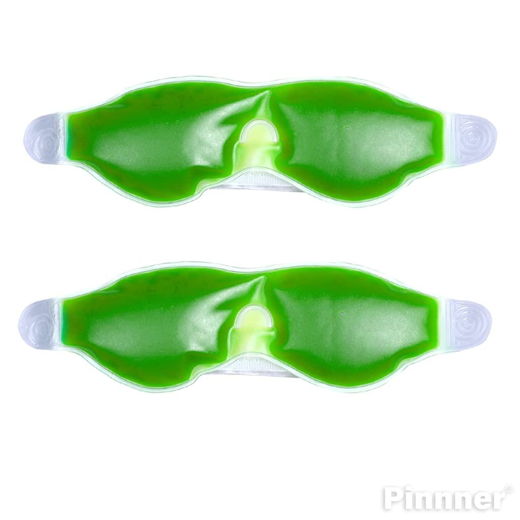 Cool Magnetic Gel Eye Mask with Aloe Vera - Soothing & Stress Relief for Sleep & Relaxation - Pack of 2 - Perfect for Travel, Spa, and Home Use
