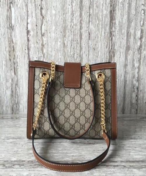 Gucci Padlock Small Shoulder Bag for Women - Genuine Leather Crossbody Purse with Gold-Tone Hardware, Brown - Perfect for Work, Travel & Evening Out