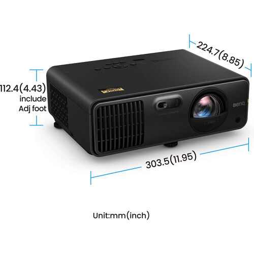 BenQ AH700ST 4000 Lumen Full HD Short Throw Laser DLP Projector for Golf Simulator & Home Theater - Perfect for Indoor Golf Practice, Gaming, and Movie Nights