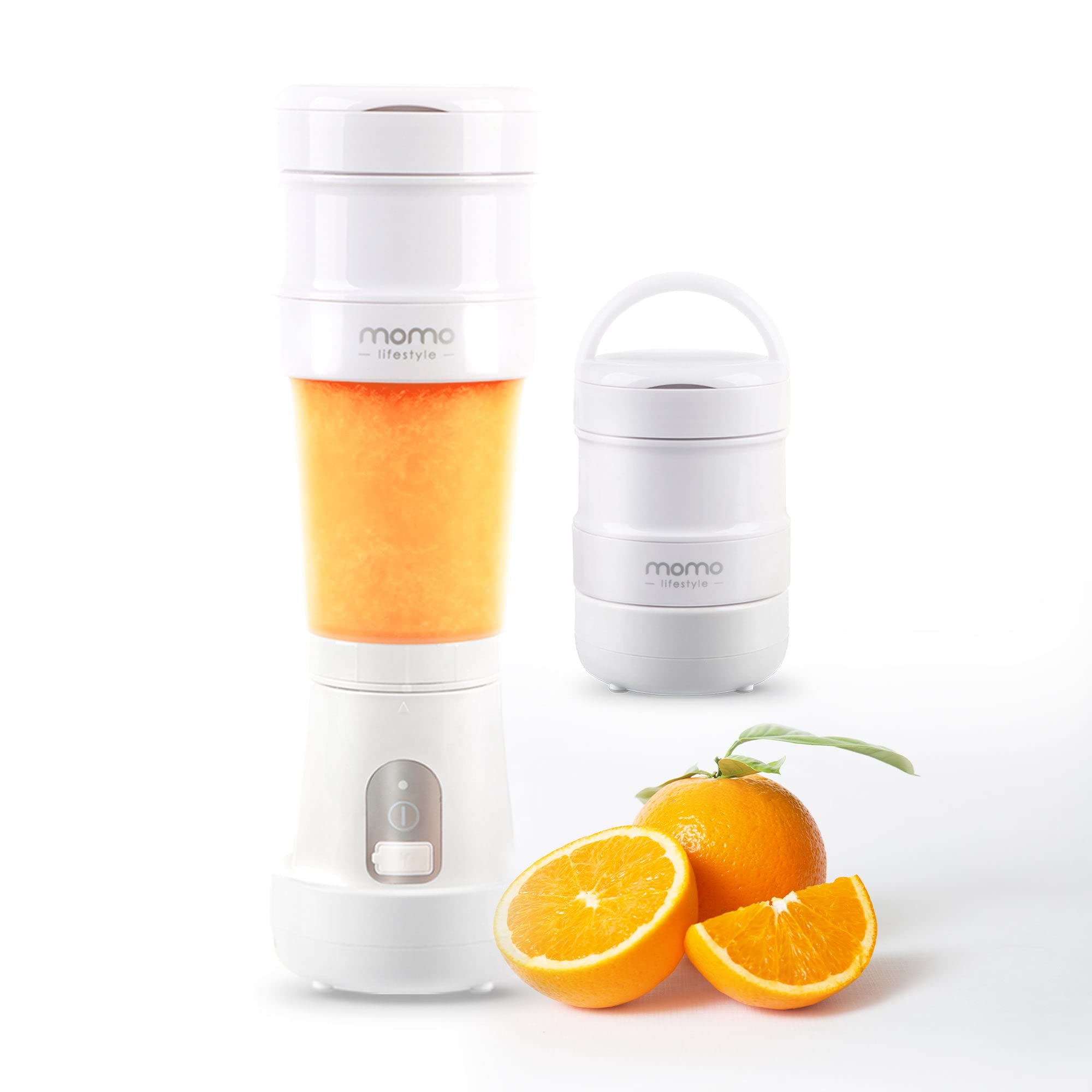Portable Mini Blender - Wireless Rechargeable Battery Personal Blender for Smoothies, Juices & Shakes - 110V/220V Bivolt - Perfect for Travel, Gym & Office Use - Momo Lifestyle