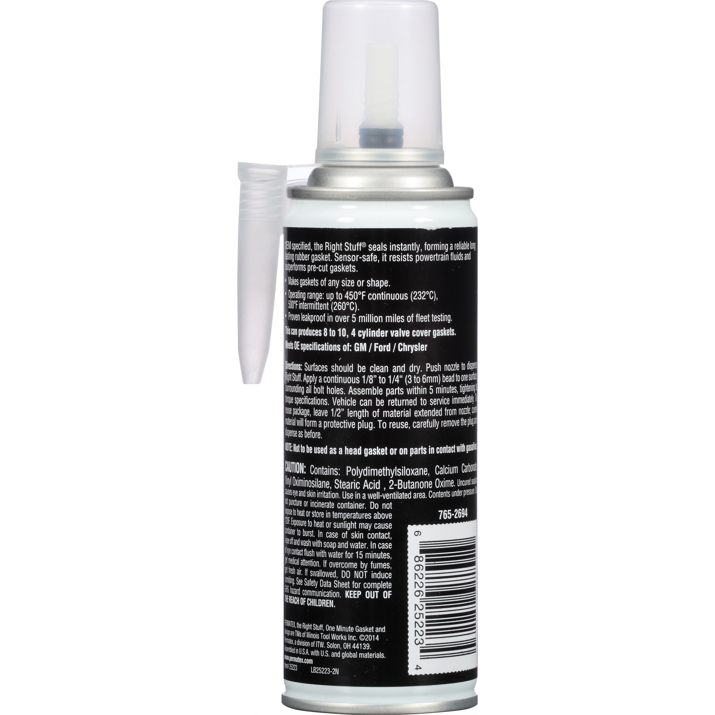 Permatex 25223-6PK The Right Stuff Gasket Maker, 4 oz (Pack of 6) - High-Temperature Automotive Sealant for Engine Gaskets, Oil Pans & Transmission Covers - DIY & Professional Use