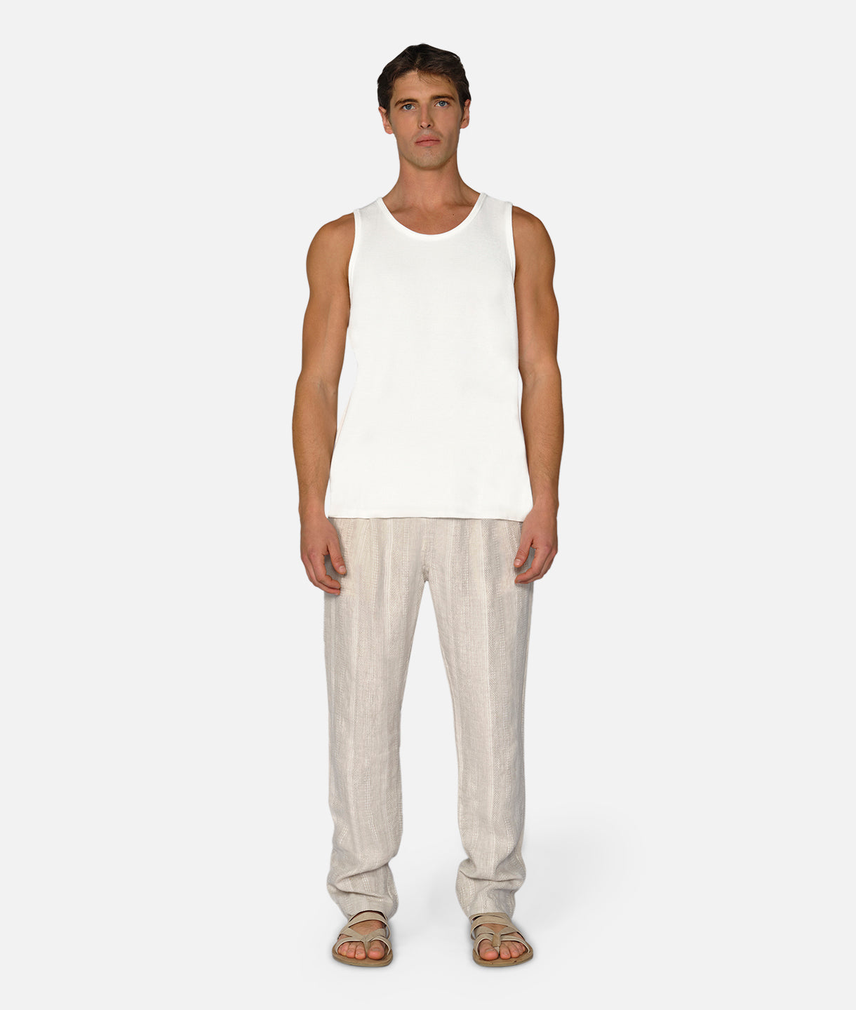 Premium Bahrain Linen Blend Pants in Wheat Color - Comfortable & Breathable for Summer, Travel & Casual Wear