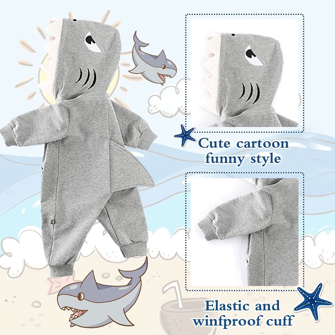 Baby Shark 3D Costume for Toddlers - Fun Dress-Up for Boys & Girls