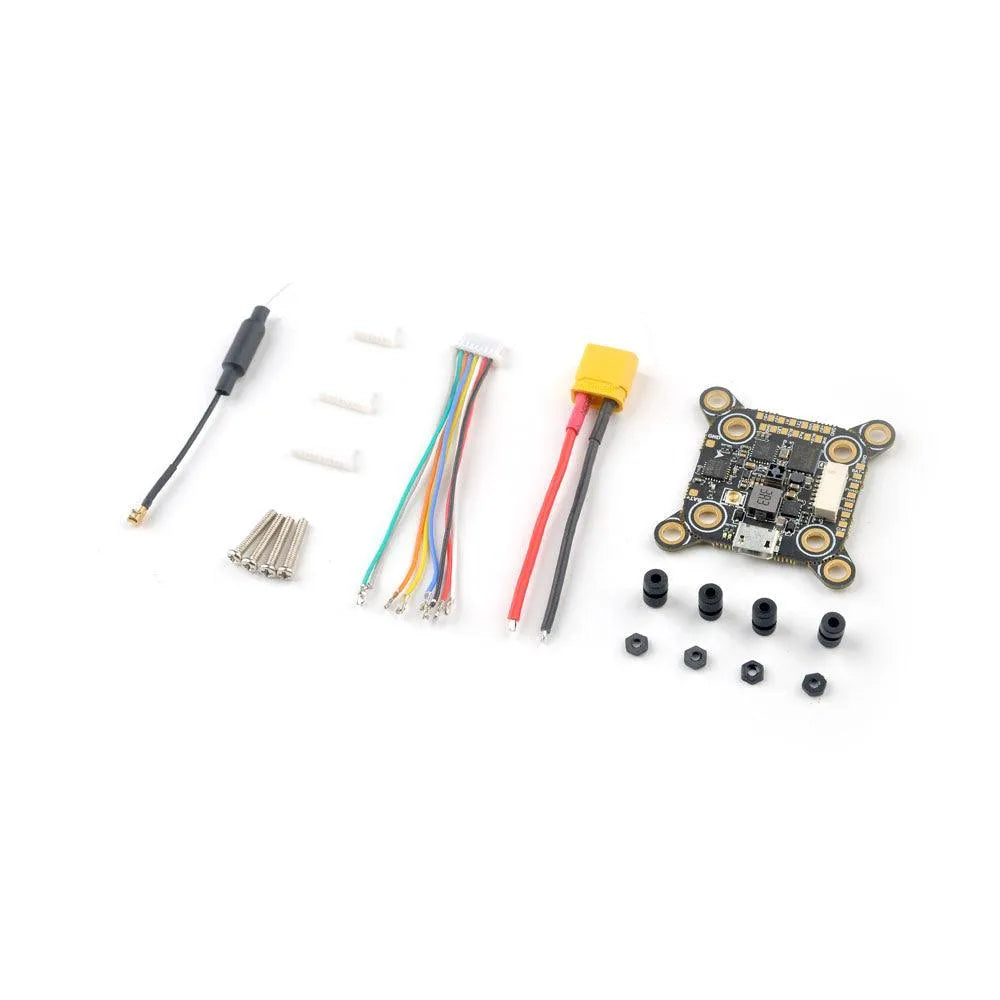 HappyModel Pancake 2 6S AIO F4 Flight Controller with Built-in SPI ELRS 2.4G & 400mW OpenVTX - Compatible with 20×20 & 35.5×35.5 Stacks - Perfect for FPV Drone Racing and Freestyle Flying
