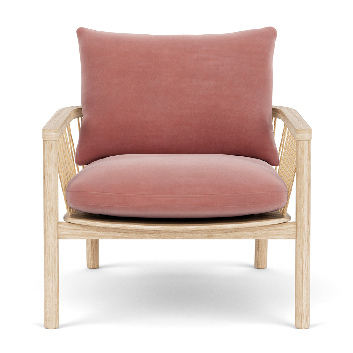 Luxury Enzo Velvet Armchair - Modern Accent Chair for Living Room, Bedroom & Office - Soft Upholstered Lounge Chair with Solid Wood Legs - Perfect for Home Decor, Reading Nook & Relaxation
