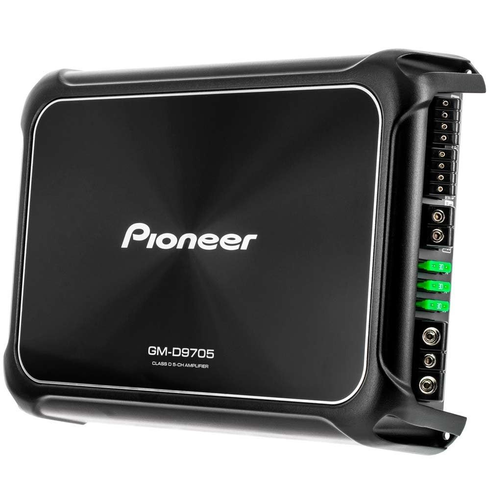 Pioneer GM D9705 2000W 5-Channel Class D Car Amplifier - GM Digital Champion Series with Wired Bass Boost Remote | High Power Audio System for Cars, Trucks & SUVs
