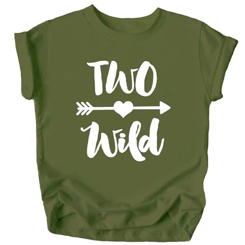 White on Military Green Shirt