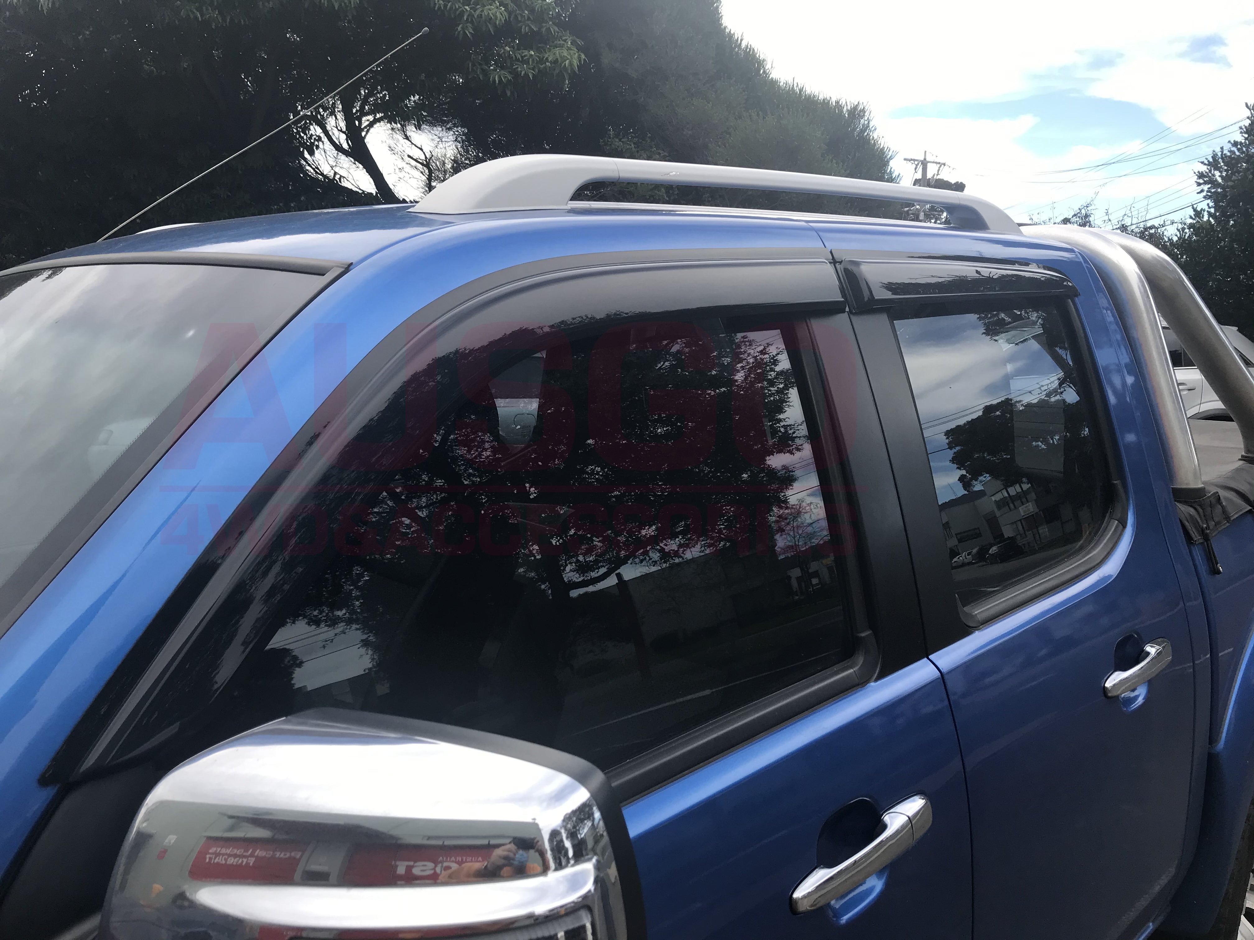 Weather Shields & Bonnet Protector for Ford Ranger Dual Cab PJ Series 2007-2009 | Rain & Sun Protection | Perfect for Off-Road Adventures & Daily Commutes