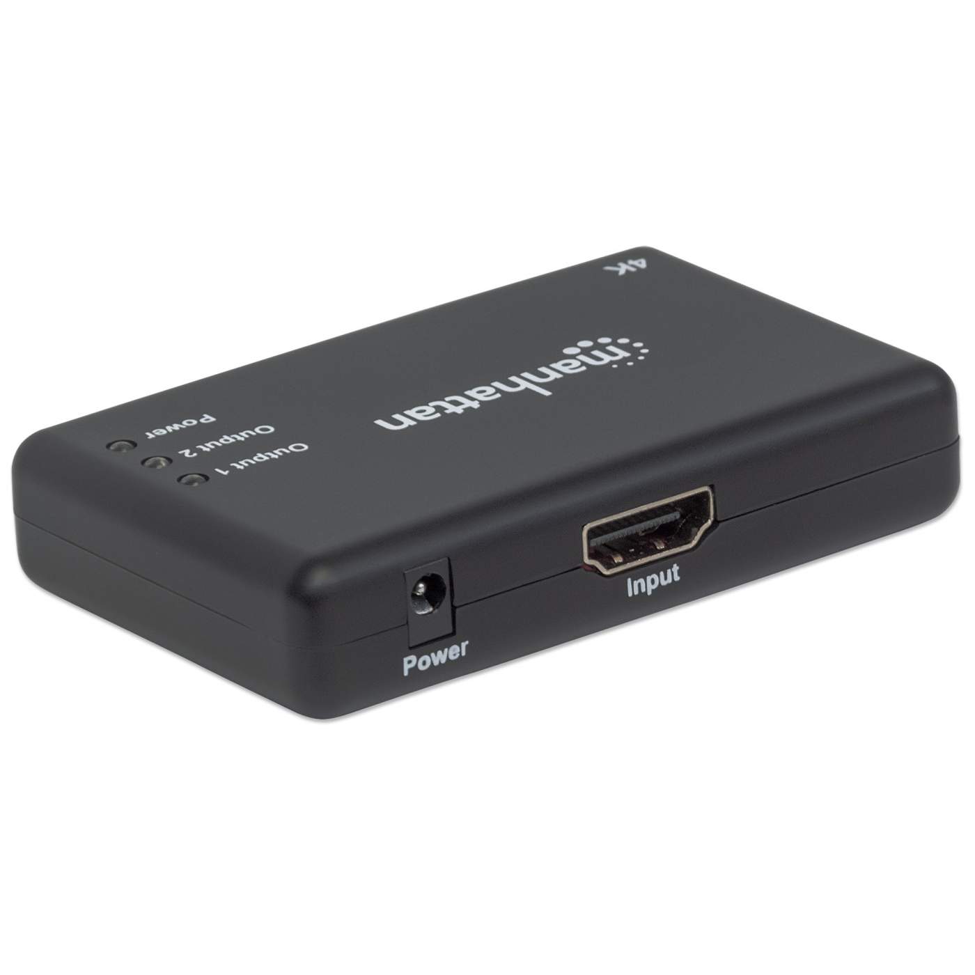 4K Ultra HD 2 Port HDMI Splitter - 1x2 HDMI Duplicator for Dual Monitor Setup | Supports 4K@60Hz, HDR, 3D | Perfect for Home Theater, Gaming & Office Displays