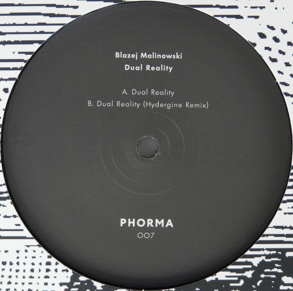 Blazej Malinowski - Dual Reality Vinyl Record | Limited Edition Techno Music | PHORMA007 | Perfect for DJ Sets & Electronic Music Collectors