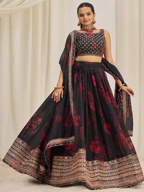 Exquisite Bridal Lehenga Choli Set for Wedding & Reception | Traditional Indian Pakistani Party Wear Outfit | Perfect for Bridal Showers, Mehendi & Sangeet Ceremonies