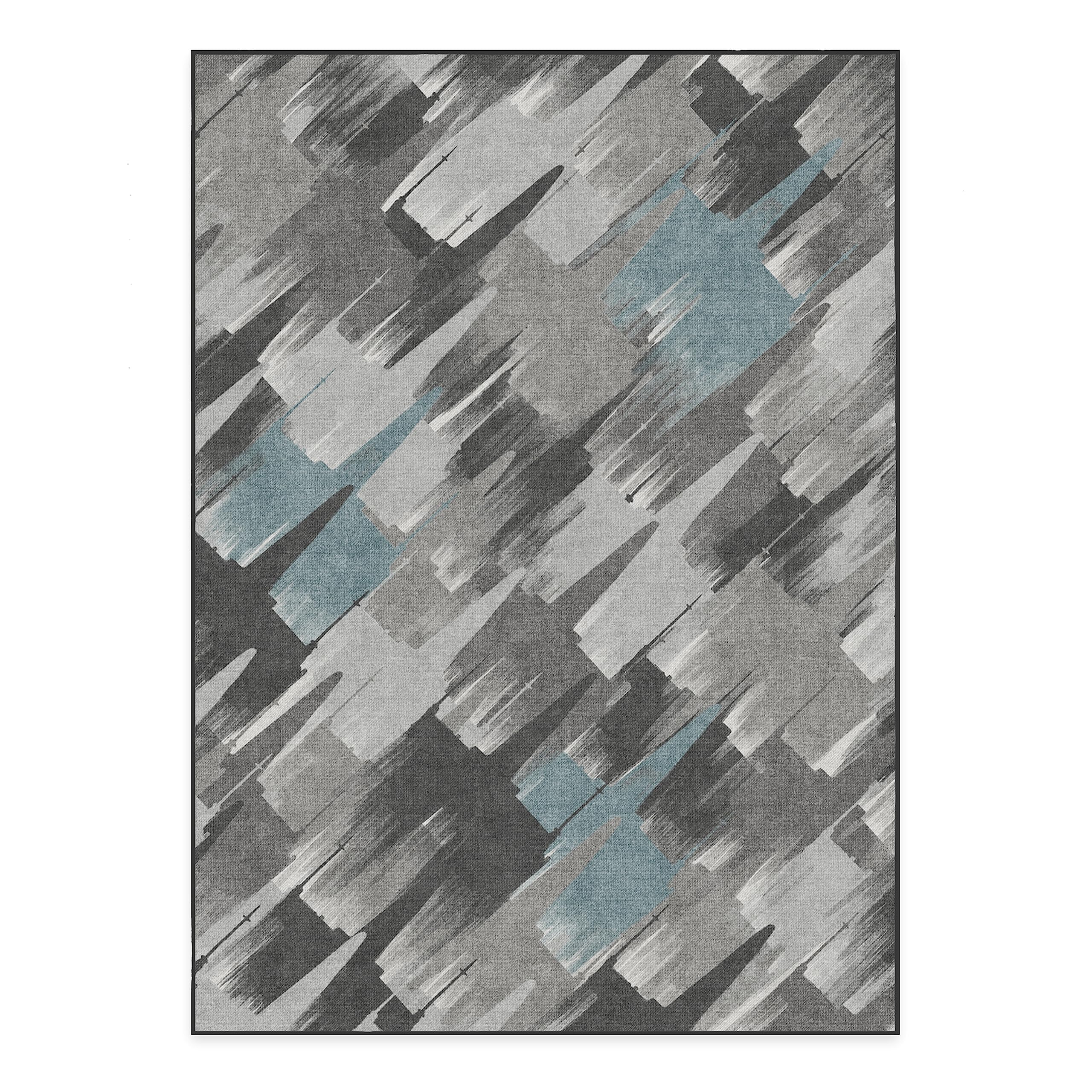 Ruggable x Star Wars Washable 5x7 Area Rug - Rogue Squadron Dark Teal | Non-Slip Premium Rug for Living Room, Bedroom, Kitchen, Office & Classroom | Perfect for Home Decor, Kids Room & Star Wars Fans