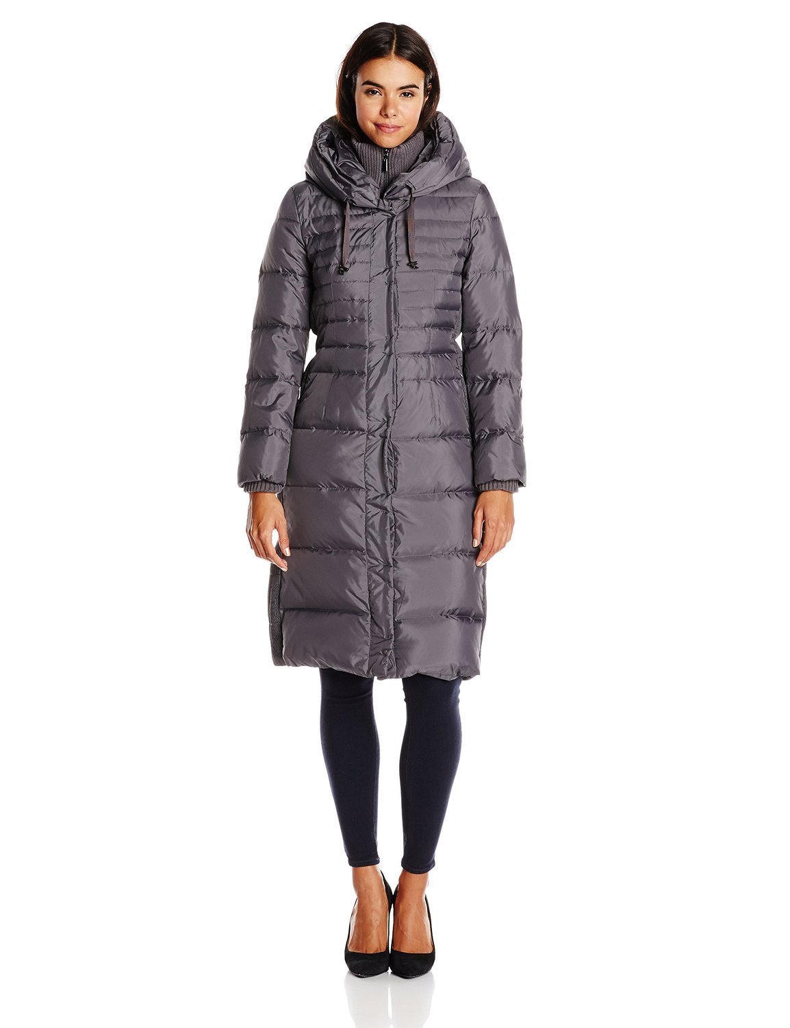 Fleet Street Ltd. Women's Long Maxi Down Coat - Warm Winter Parka with Hood, Waterproof & Windproof, Plus Size Options - Perfect for Cold Weather, Snow Days & Outdoor Activities