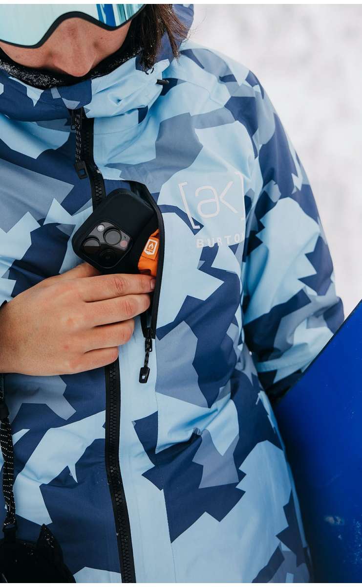 Burton Women's AK GORE-TEX Upshift 2 Layer Waterproof Ski Jacket 2024 - Lightweight Windproof Snowboard Coat for Winter Sports & Outdoor Adventures