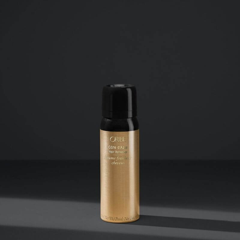 Oribe Cote d'Azur Hair Refresher Spray - Volumizing & Refreshing Dry Shampoo for All Hair Types | Perfect for Travel, Gym & On-The-Go Styling