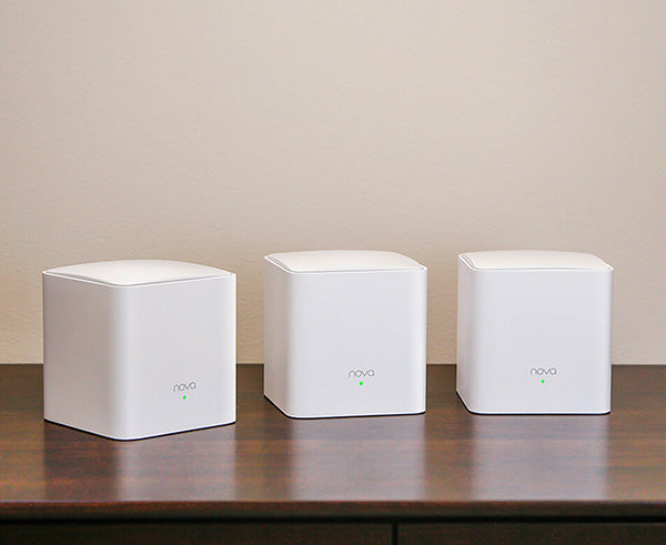 AC1200 Whole Home Mesh WiFi System - Fast & Reliable Wireless Internet Coverage for Large Houses, Smart Homes & Offices | Seamless Streaming & Gaming