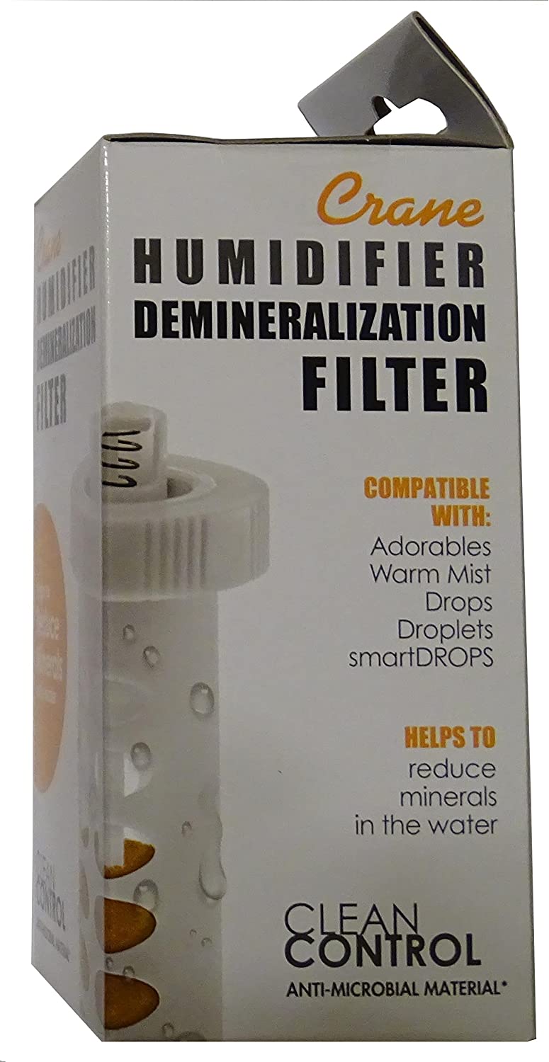 Crane Hard Water Demineralization Filter - Removes Minerals & Impurities for Cleaner Water | Perfect for Home, RV & Camping Use