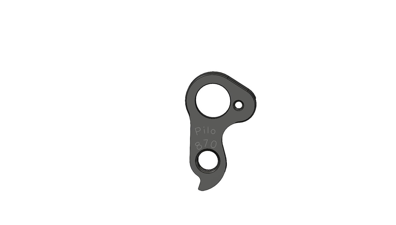 Pilo Bike Derailleur Hangers - Replacement Hanger for Mountain & Road Bikes - Durable Aluminum Alloy Gear Hanger - Perfect for Trail Riding, Commuting & Bike Maintenance
